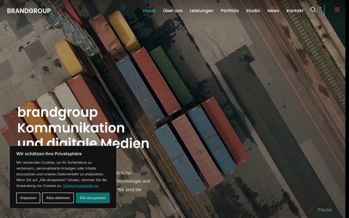 Screenshot of brandgroup.at