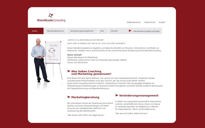 Screenshot of brandguide-consulting.de