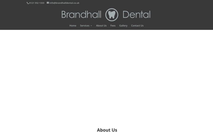 Screenshot of brandhalldental.co.uk