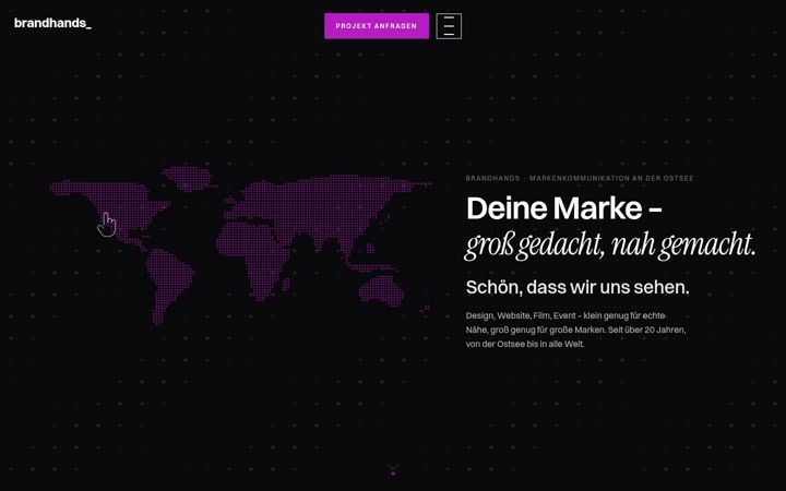 Screenshot of brandhands.de