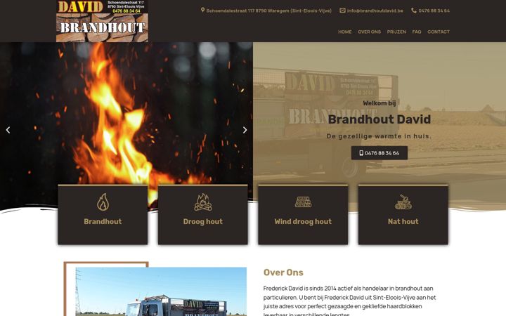 Screenshot of brandhoutdavid.be