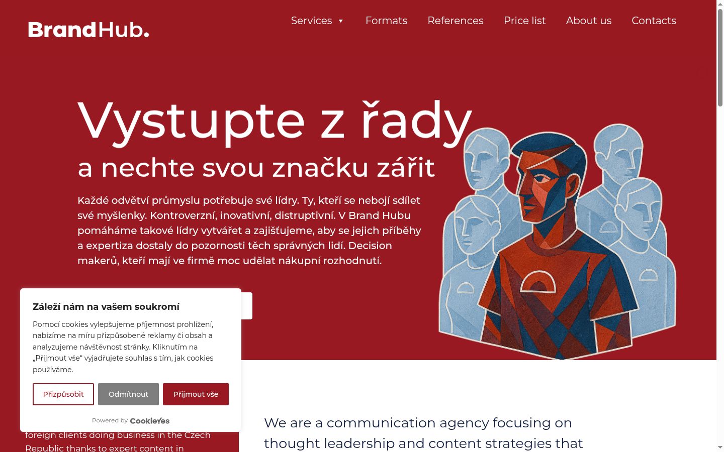 Zrzut ekranu banera zgody wyświetlanego przed jakąkolwiek interakcją