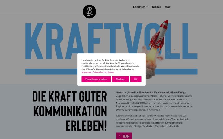 Screenshot of brandicx.de