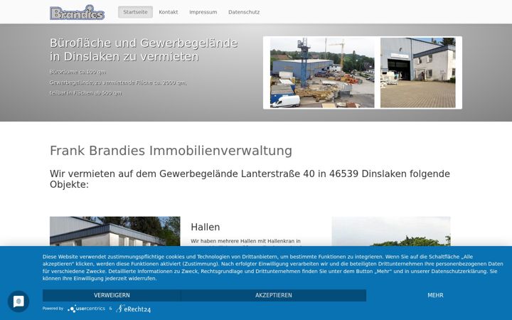 Screenshot of brandies-immobilienverwaltung.de