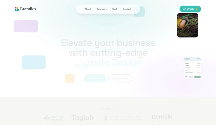 Screenshot of brandies.digital