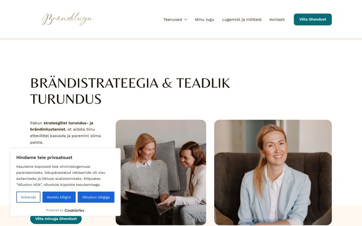 Screenshot of brandilugu.ee