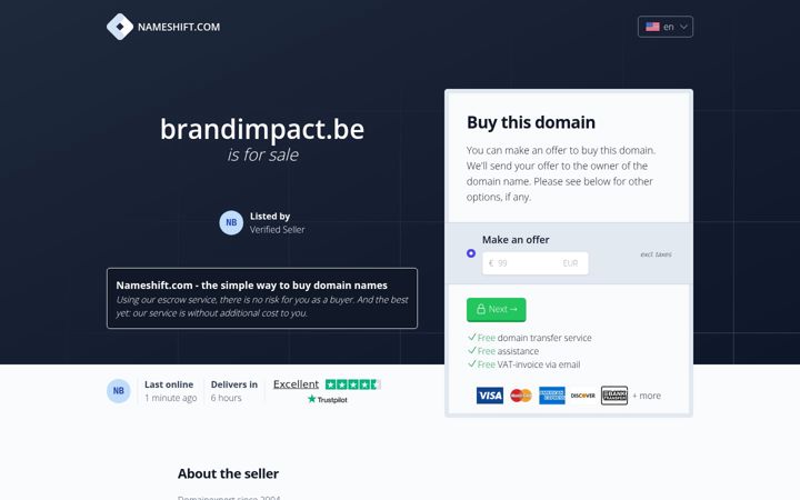 Screenshot of brandimpact.be