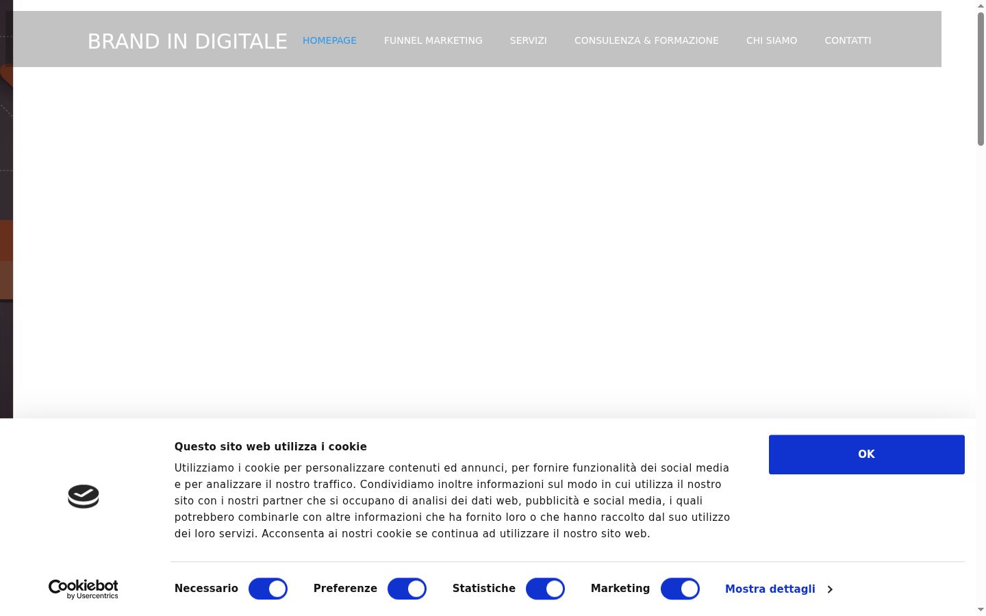 Sutikimo reklamjuostės, rodytos prieš bet kokią sąveiką, ekrano kopija
