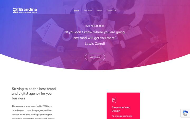 Screenshot of brandine.ro