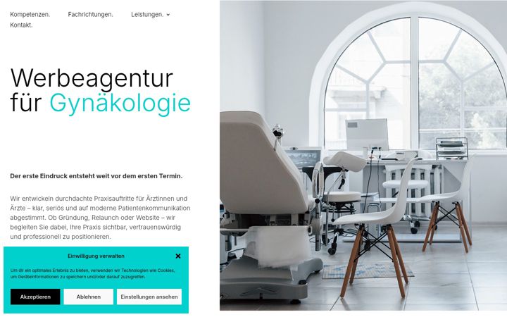 Captura de pantalla de branding-arzt.de