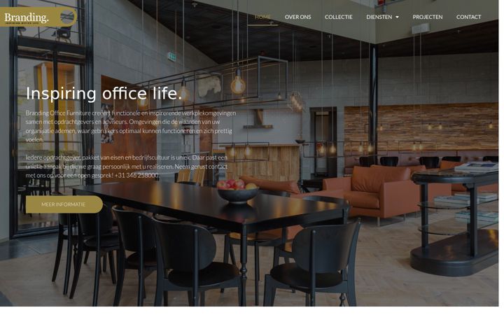 Screenshot van branding.tm