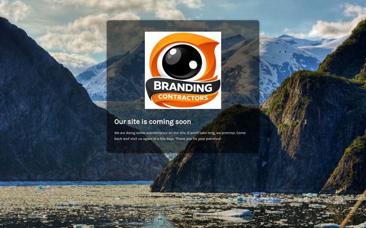 Screenshot of brandingcontractors.com