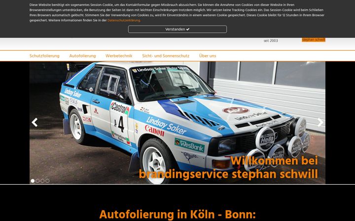 Screenshot of brandingservice.de