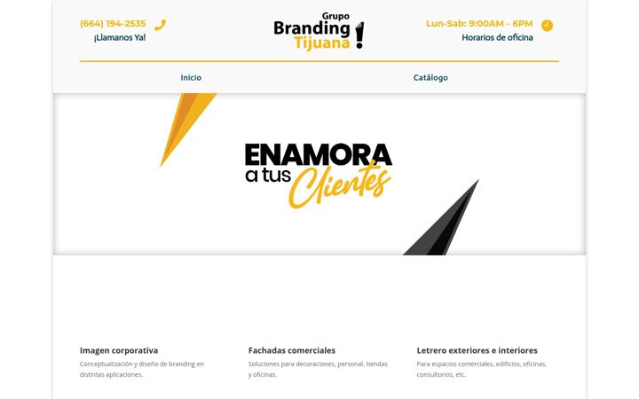 Screenshot of brandingtijuana.com