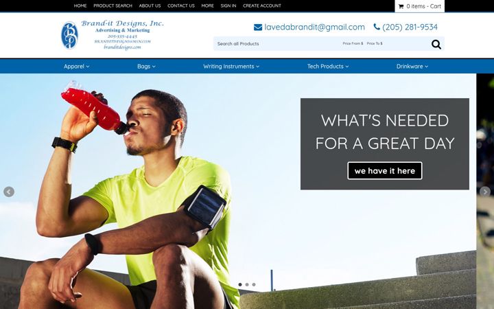 Screenshot of branditdesigns.com