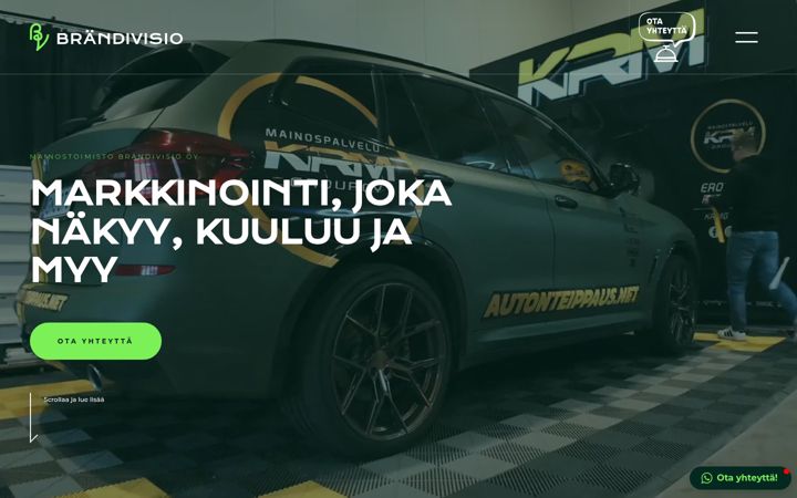 Captura de ecrã de brandivisio.fi