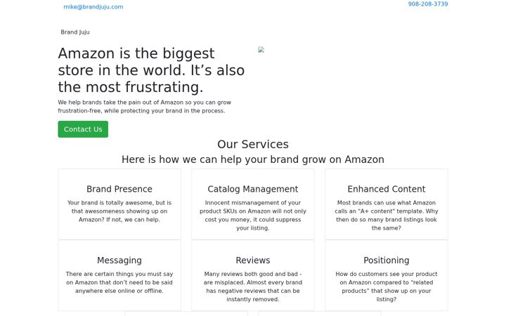 Screenshot of brandjuju.com