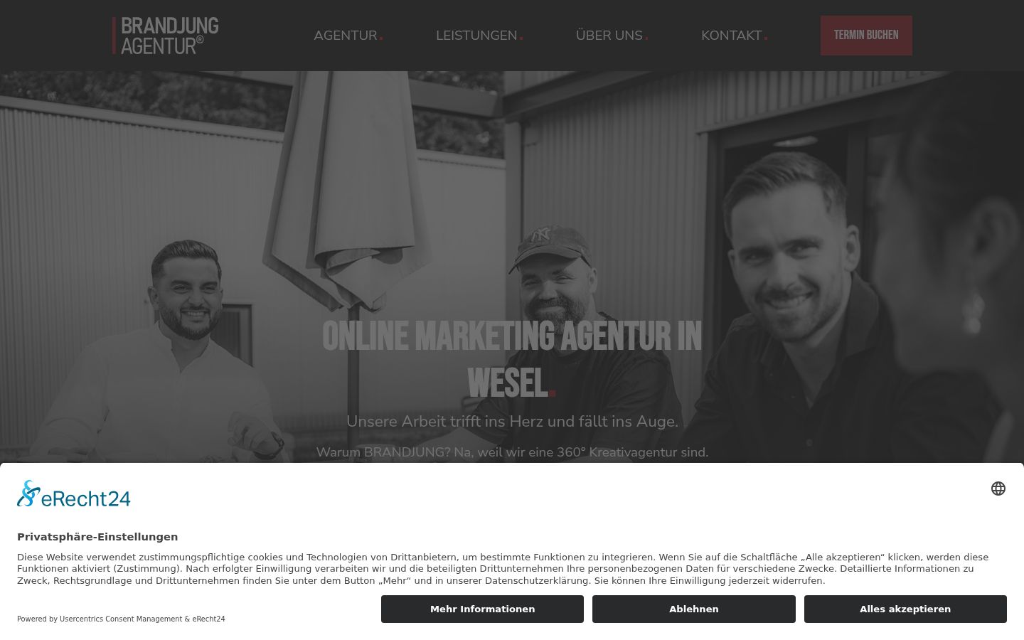 Sutikimo reklamjuostės, rodytos prieš bet kokią sąveiką, ekrano kopija