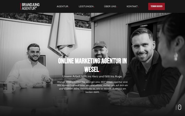 Screenshot of brandjung-agentur.de