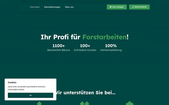 Screenshot of brandl-forst.de