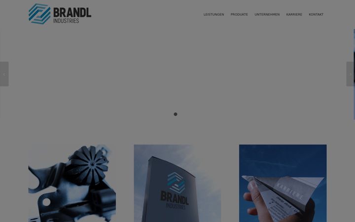 Screenshot of brandl-industries.com