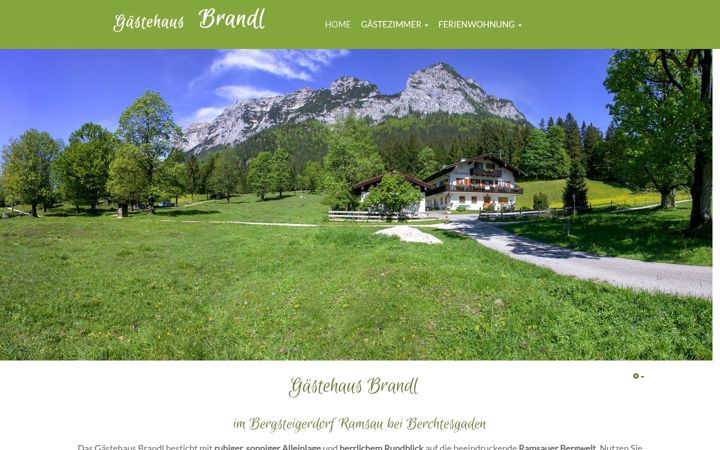 Screenshot of brandl-ramsau.de