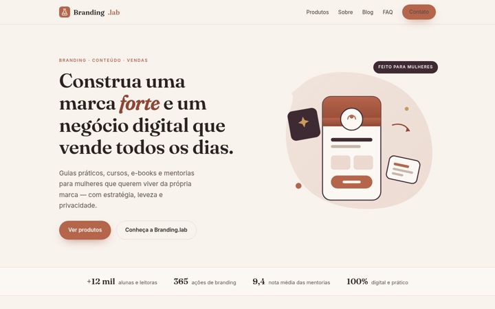 Screenshot of brandlaber.com