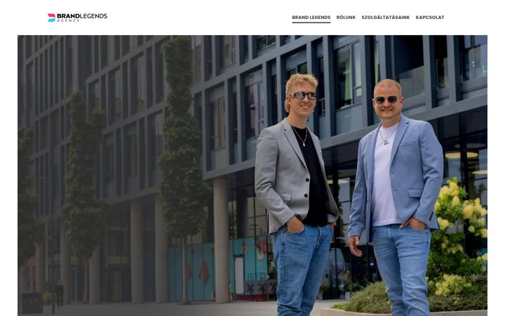 Skærmbillede af brandlegends.hu