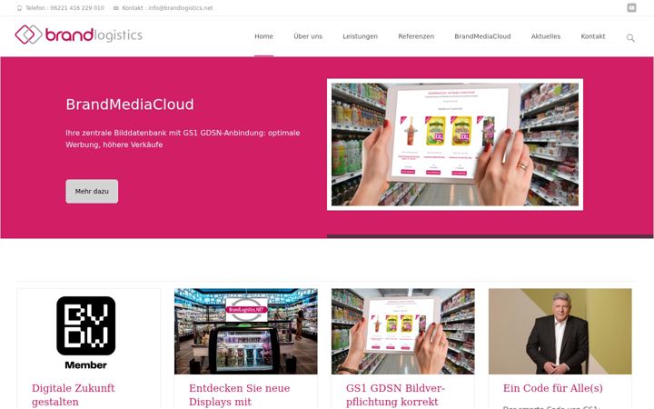 Screenshot of brandlogistics.net