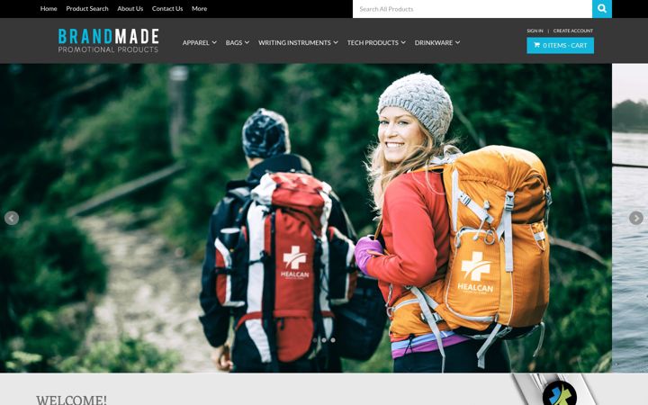 Snímek obrazovky brandmade.net