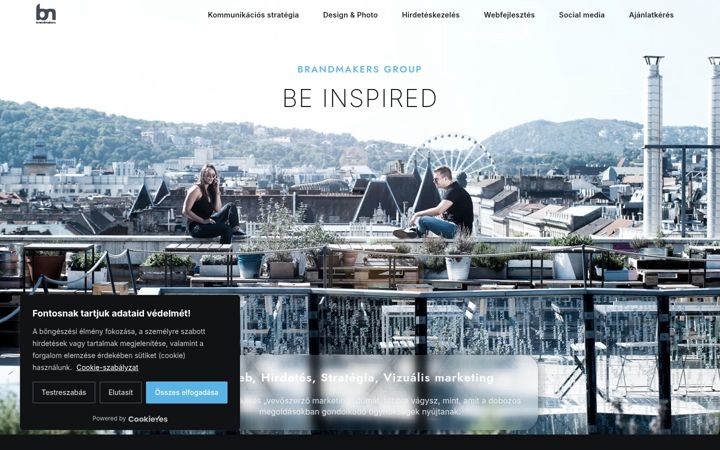 Screenshot of brandmakers.hu