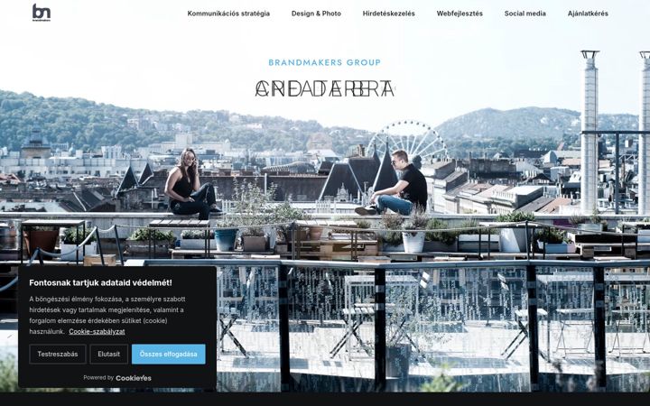 Screenshot of brandmakersgroup.com