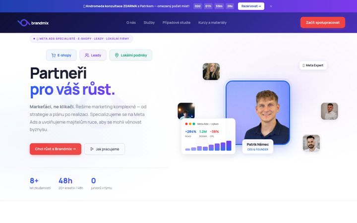 Screenshot of brandmix.cz