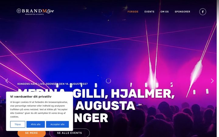 Screenshot of brandmlive.dk