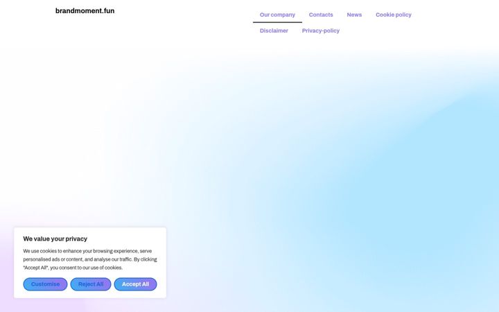Screenshot of brandmoment.fun