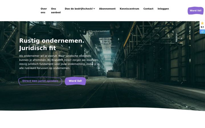 Ekraanipilt saidist brandmrdirect.nl