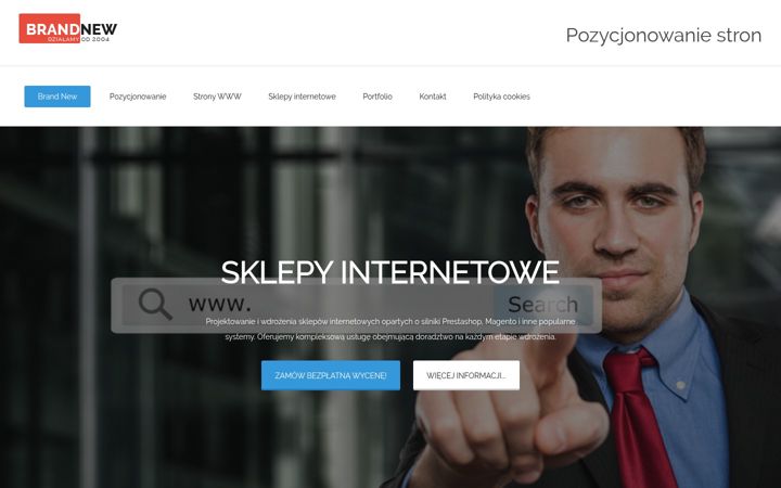 Screenshot von brandnew.pl