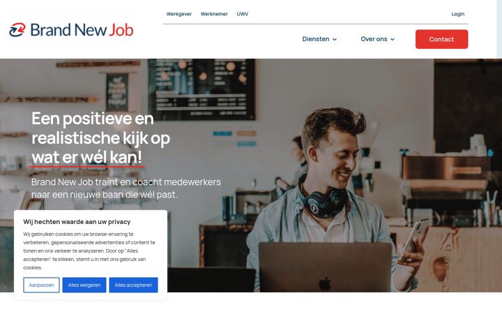 Screenshot of brandnewjob.nl