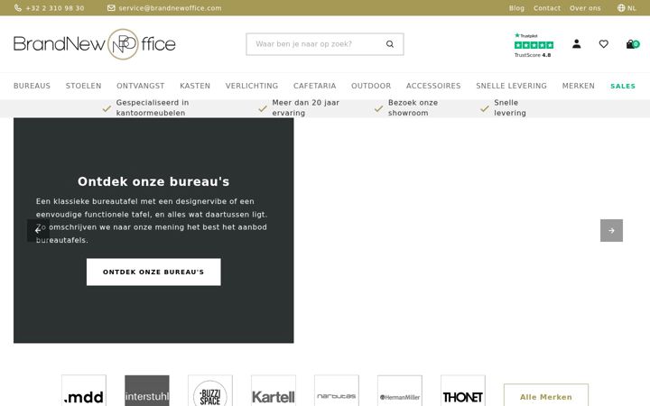 Screenshot of brandnewoffice.be