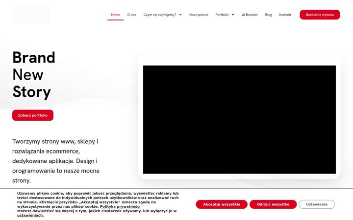 Skjermbilde av brandnewstory.eu