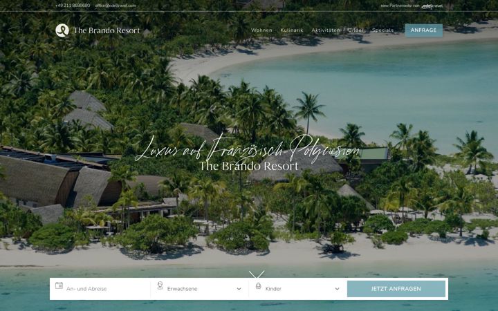Screenshot of brando-island.de