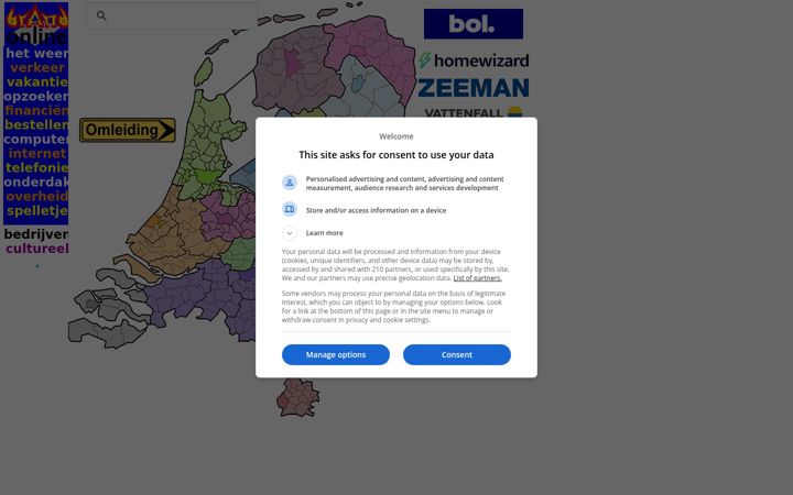 Screenshot of brandol.nl