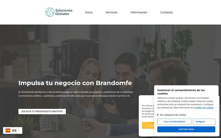 Screenshot of brandomfe.com