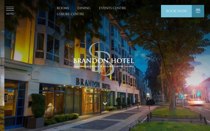 Screenshot of brandonhotel.ie