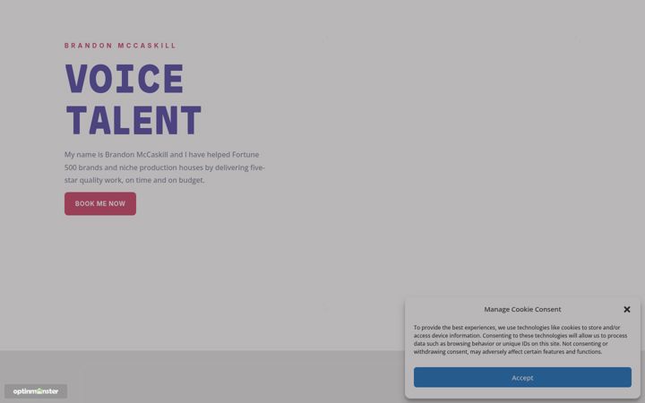 Screenshot of brandonmccaskill.com