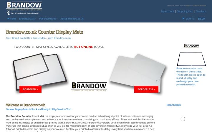 Screenshot of brandow.co.uk