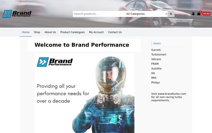 Snímek obrazovky brandperformance.net