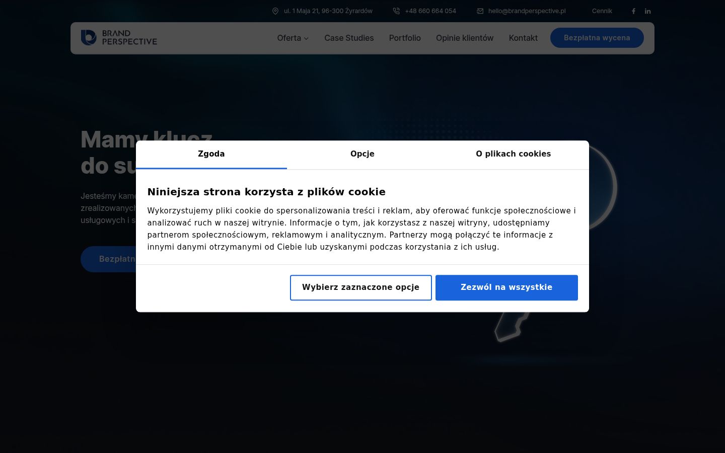 Sutikimo reklamjuostės, rodytos prieš bet kokią sąveiką, ekrano kopija