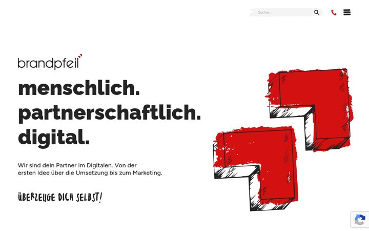 Screenshot of brandpfeil.de