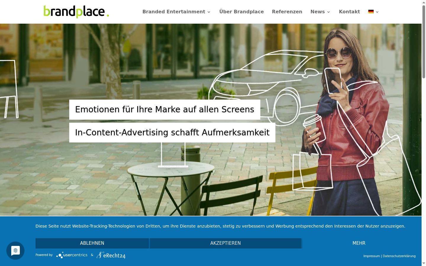 Screenshot tal-banner tal-kunsens muri qabel kwalunkwe interazzjoni